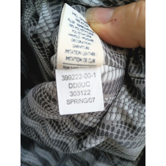 Old Navy Y2K Quilted Pocketbook Black Large Oversized Shoulder Bag Classic - Picture 5 of 9